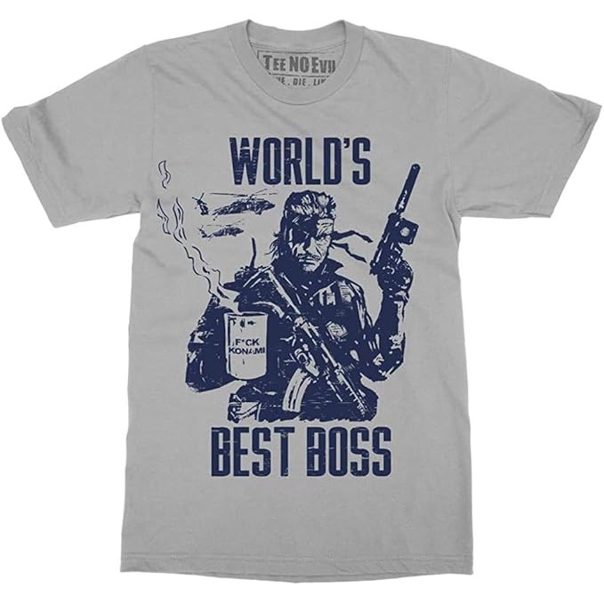 Kaos Metal Gear Solid Best Boss Coffee