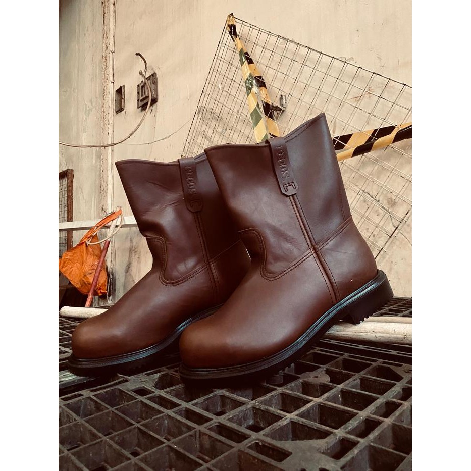 Sepatu Safety Redwing 8241 Pecos 9 inch Pull On Boots - Redwing 8241 Pecos Boots Original Made In