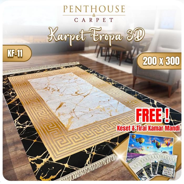 Free Tirai Beli Sekarang Karpet Penthouse Karpet 3D Karpet Lantai Fantasi 200X300 Cm Karpet Modern