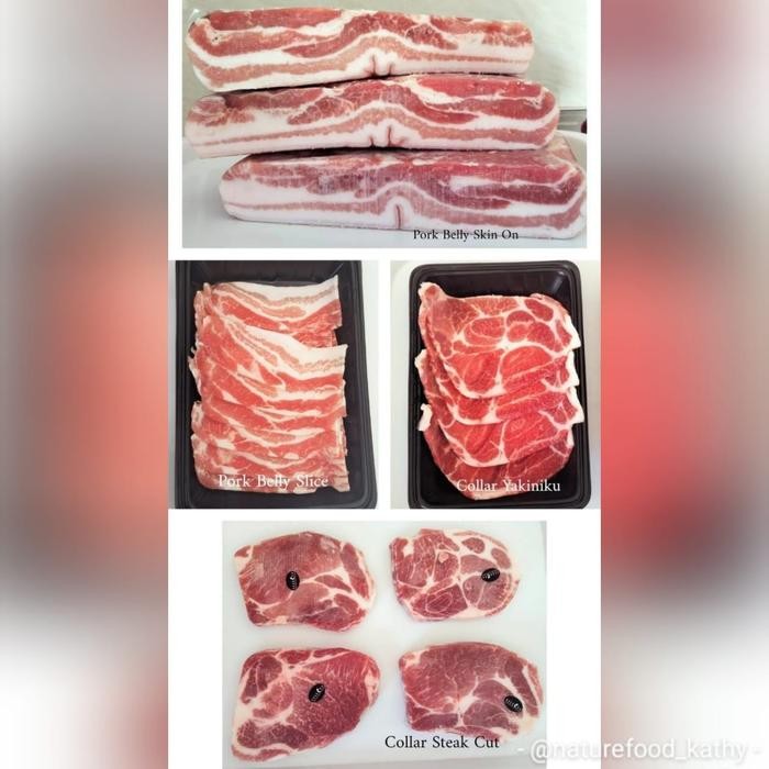

NATUREFOOD SELECTA Import Pork/Babi,pork belly,samgyeopsal, collar