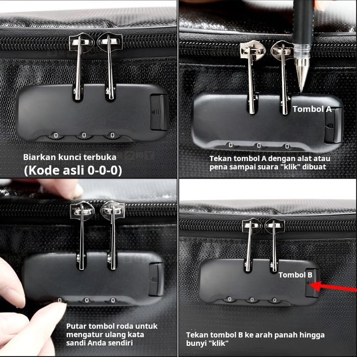 

[Deli Atk] Tas Penyimpan Dokumen Tas Dokumen F4 Tas Dokumen Besar Tas Dokumen Tahan Api Dan Air