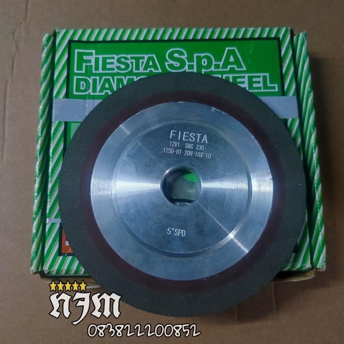 Batu Gurinda Asah Poles 5" Fiesta Diamond Wheel 2 Sisi Spesial Disc