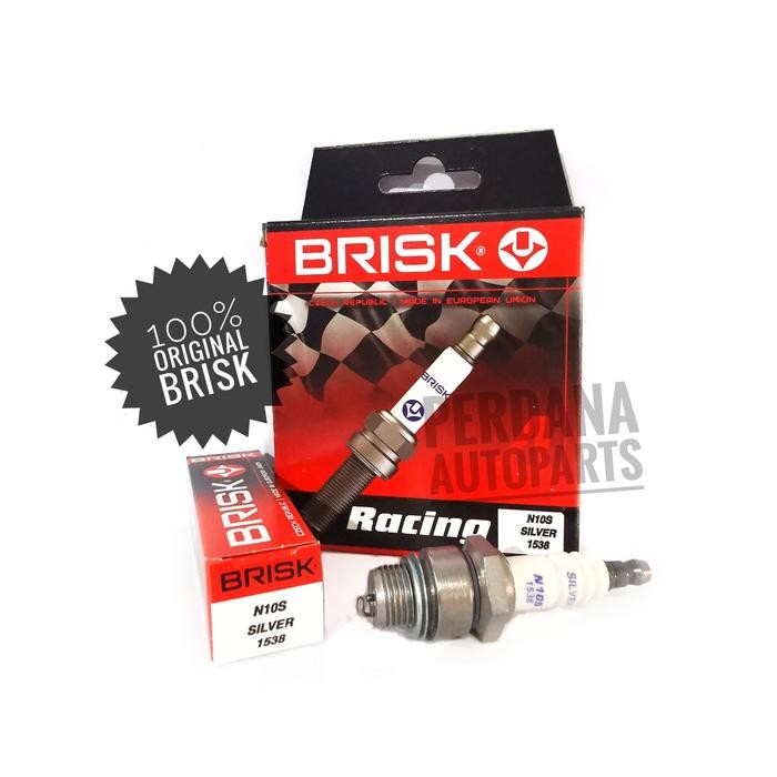BRISK Silver Racing Busi Motor 2Tak Drat Pendek / Panjang Original