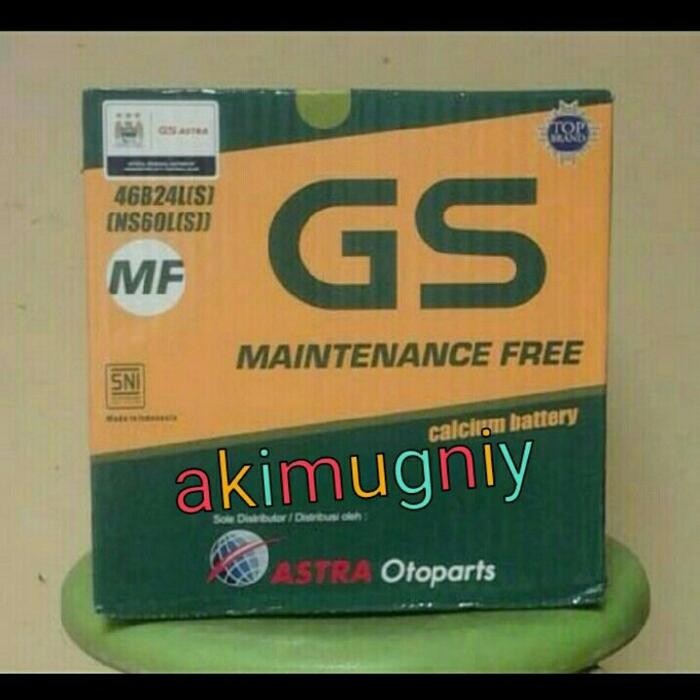 Aki Mobil Crv Hrv Sienta Innova Yaris Vios Gs Astra Ns60Ls Mf 12V 45Ah