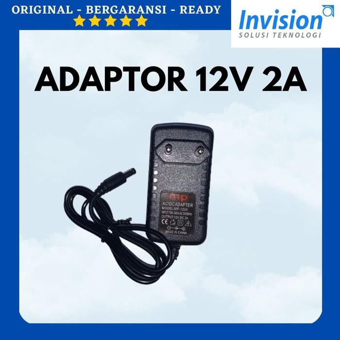 ADAPTOR 2A 12V CCTV ADAPTER 2 AMPERE 12 VOLT AC DC