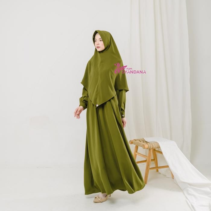 Gamis Muslimah Dewasa Anna Dress Only By Hijab Syandana (Gamis Saja) Best Seller