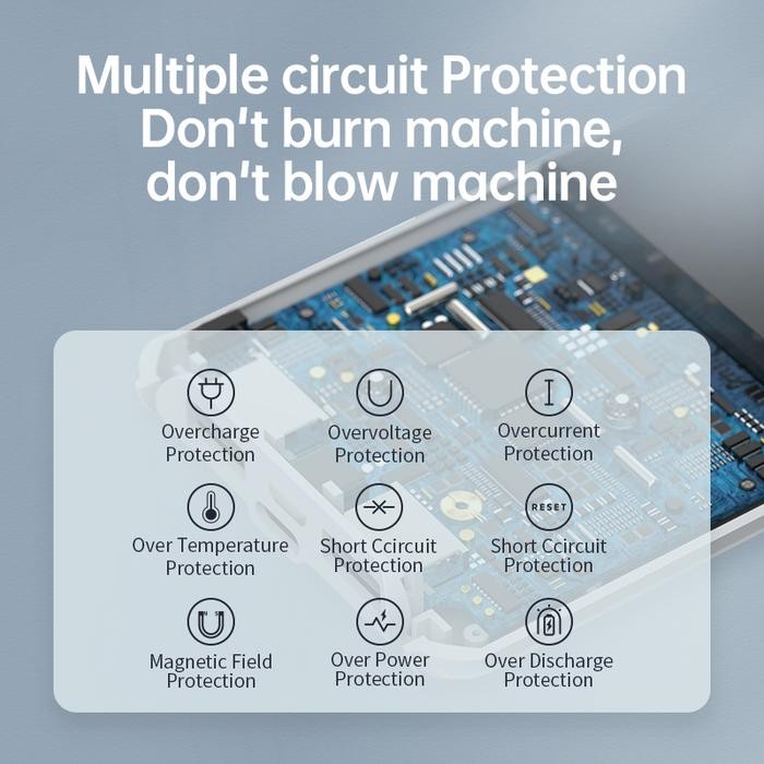 Kivee Power Bank Fast Charging 20000Mah Dual Input And Output 5V2.1A Lcd Power Bank Terlaris