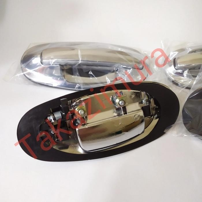 GAGANG PINTU HANDLE OUTER CHROME MODEL KOREA MOBIL AVANZA XENIA LAMA 2004 2005 2006 2007 2008 2009
