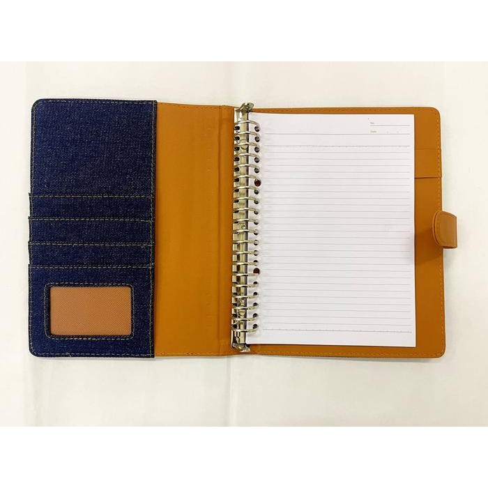 

MULTIRING BINDER COVER JEANS WARNA A5 20 RING 1225 KODE 1385