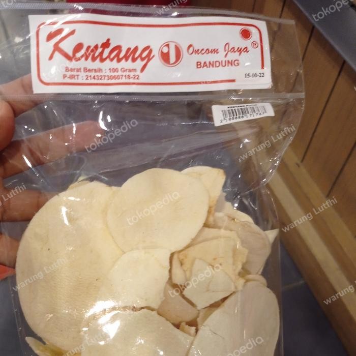 SALE  ONCOM JAYA KENTANG PUTIH BANDUNG 100GRAM READYY