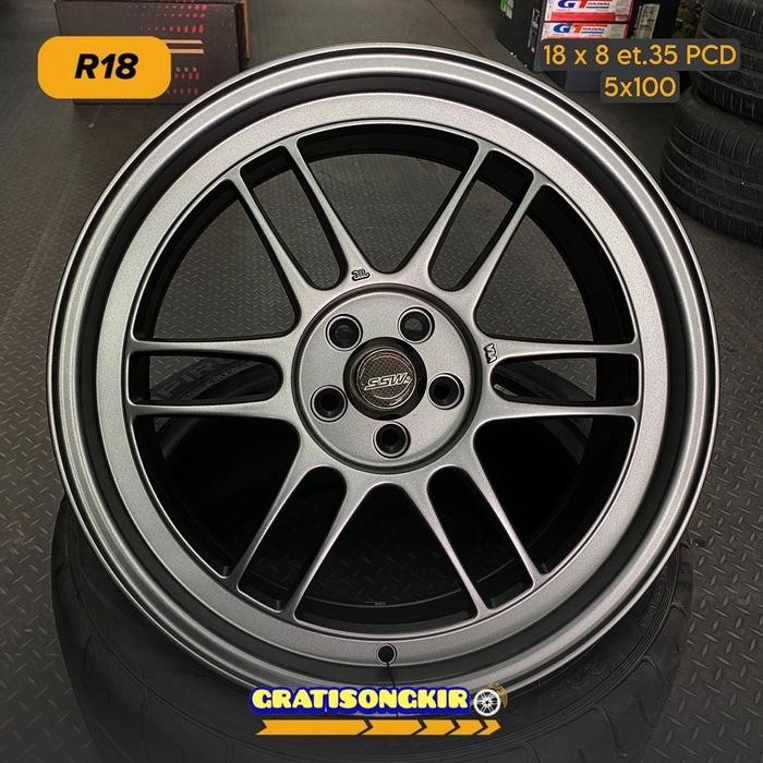 velg mobil PCD 5X100 R18 RPF SSW velg ring 18 Veloz Xenia Sienta altis