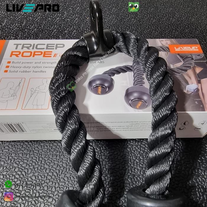 Produk Terbaru Livepro Tricep Rope Lp8192C Packing Aman