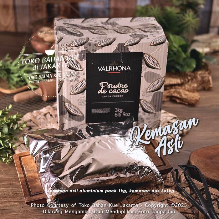 

Valrhona - Cocoa Powder 1kg Cokelat Bubuk Pure Cacao Powder Kakao