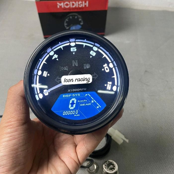 Speedometer Babon Spidometer Digital Babon Plus Sensor Universal Motor