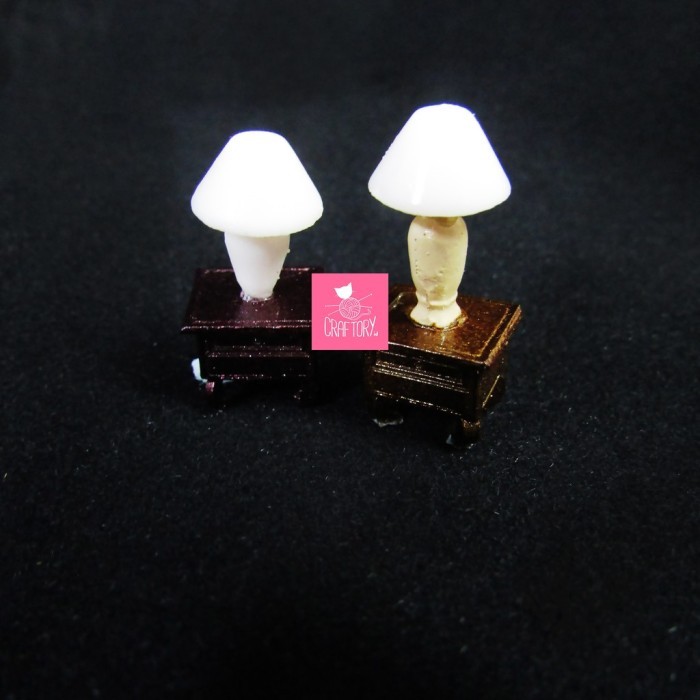 (Expert) MAKET meja lampu duduk / lampu tidur / meja kecil - skala