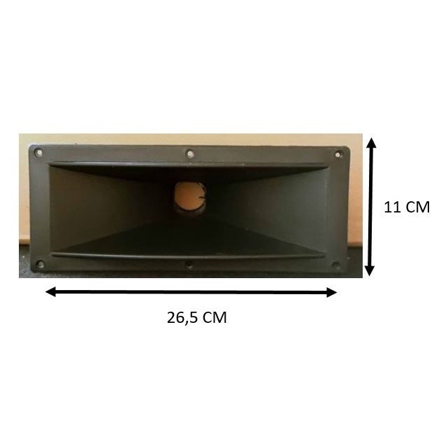 (Expert) HORN Corong Tweeter Tuiter Twitter ukuran 26.5cmX11cm Plastik