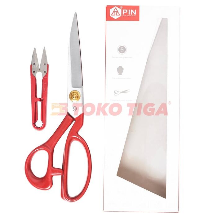 

Gunting Potong Bahan Kain Tailor Brazil Quality 9" inch -1094)