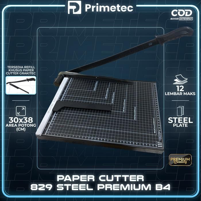 

Paper Cutter F4 / B4 ( Alat Potong Kertas ) Pemotong Kertas