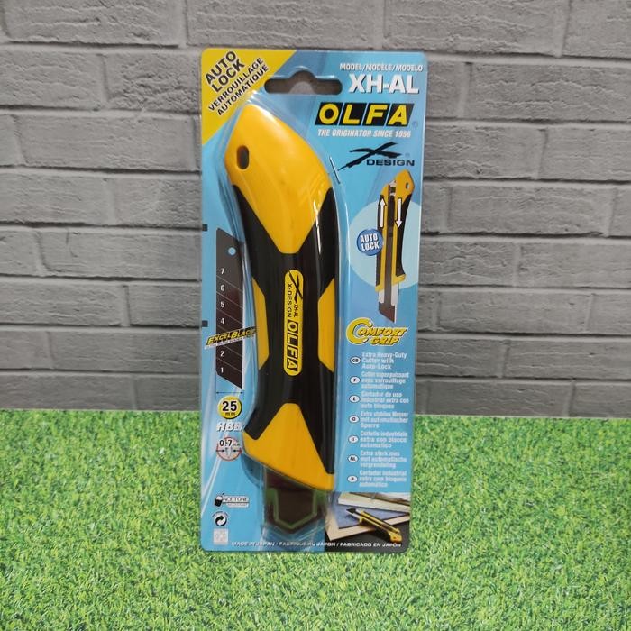 

Pisau Cutter 25mm Snap-Off blade cutter XH-AL OLFA Extra Heavy Duty