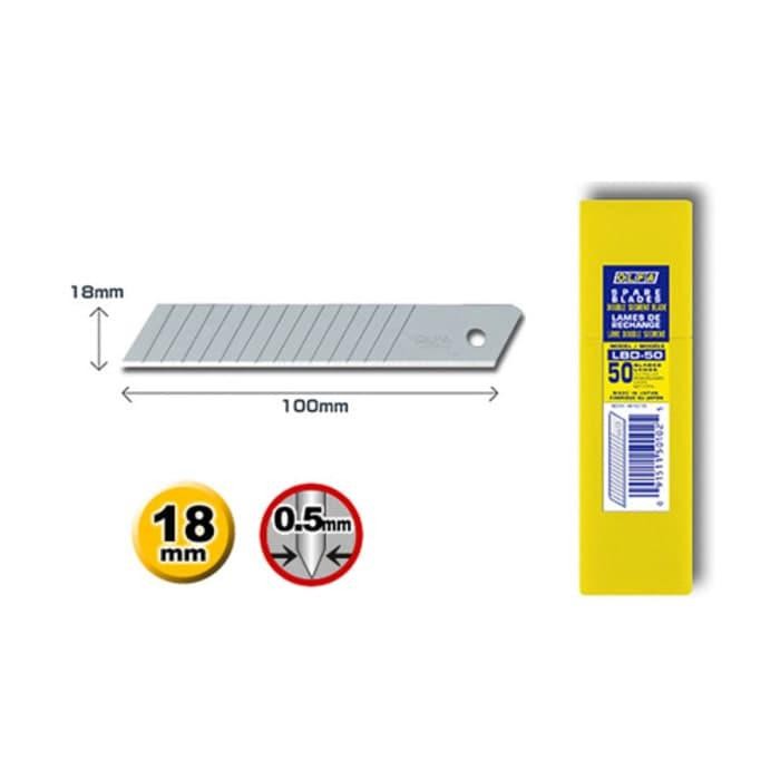 

Pisau Refill Blade OLFA LBD-50 Untuk Cutter OLFA Heavy Duty