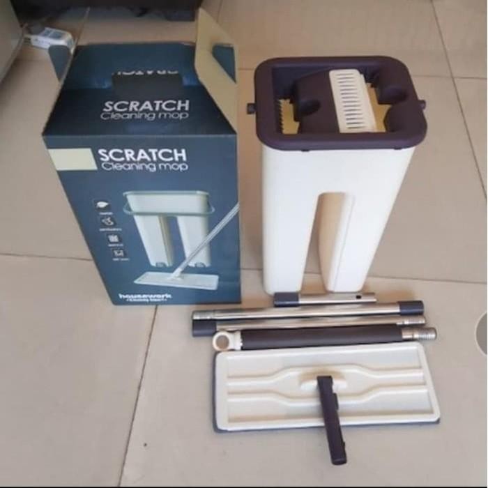 ALAT PEL LANTAI SUPER MOP X / SCRATCH MOP / MOP X