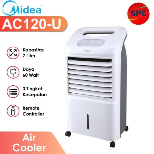 Bebas Ongkir AIR COOLER MIDEA KAPASITAS 7 LITER AC120-U / AC120U GARANSI RESMI (MEDAN)