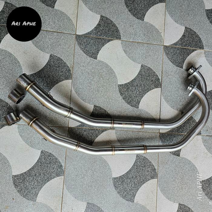 Header Pipa Leher Knalpot Original R9 Old Cb 150 R
