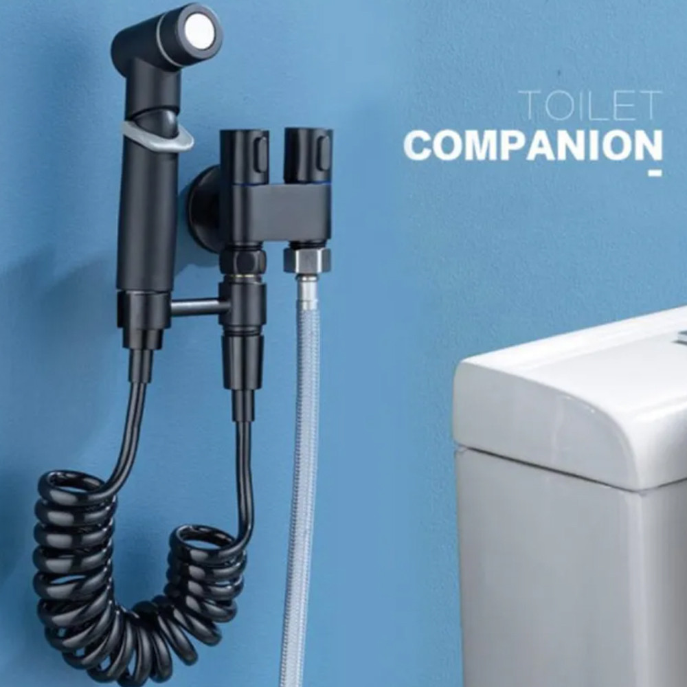 Perlengkapan AOLEBEI Jet Shower Toilet Closet Bidet Washer Water Spray Set - AB4 Shower & Toilet