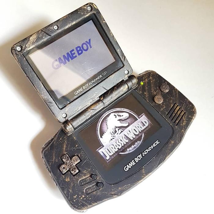 Gameboy advance custom sp101 Jurrasic gbasp101 gba