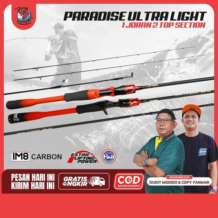 Joran Paradise Ultra Light Ul Carbon Solid Im8 Ring Fuji Handle Japan Style