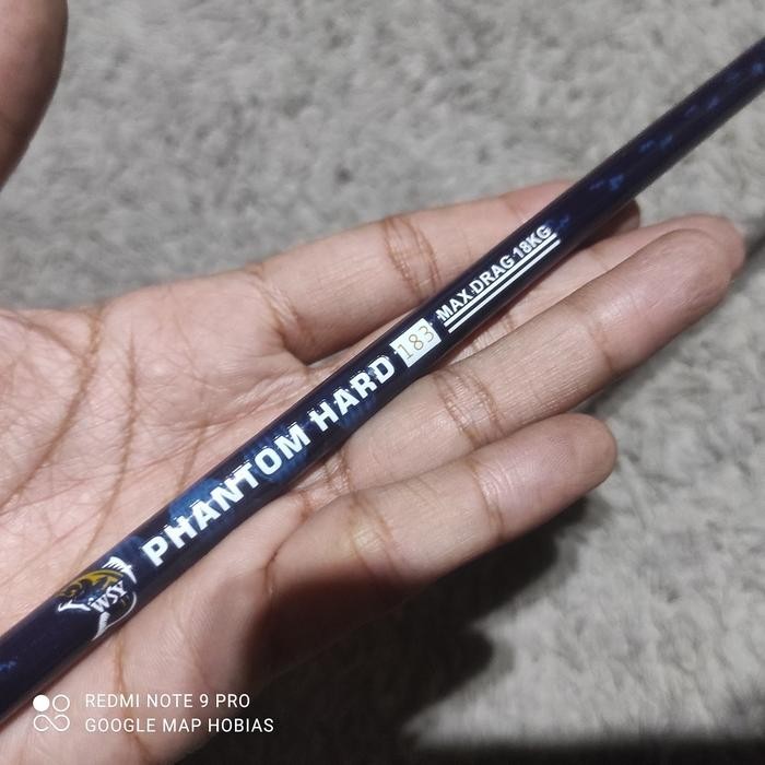 Blank Bahan Joran Pancing Carbon Drag 18Kg Wsy Phantom Hard 183