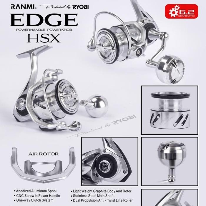 Reel Ryobi Ranmi Edge Hp Hsx 1000-5000