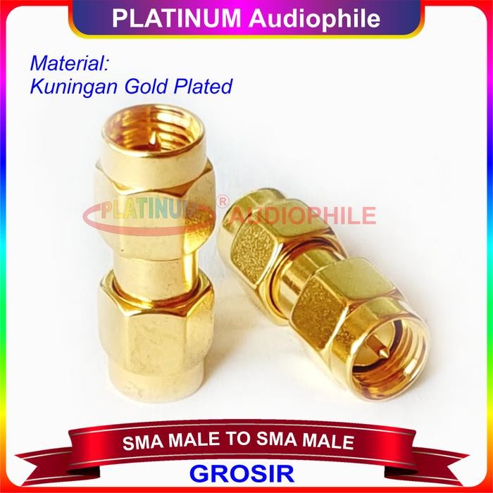 [Expert] Konektor SMA Male to SMA Male RF Adapter Connector Antena FPV