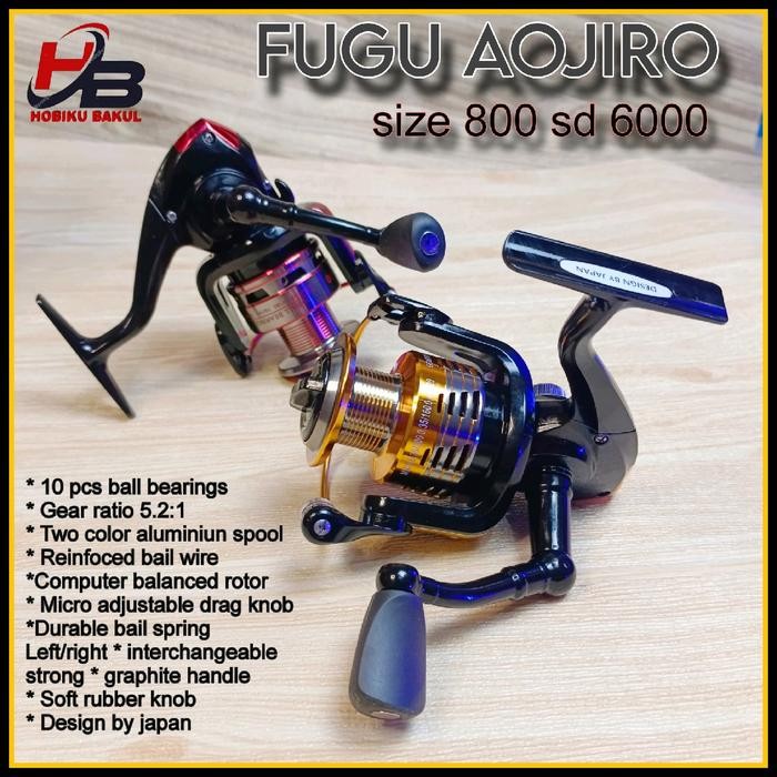 Reel Pancing Fugu Aojiro Original Japan Design