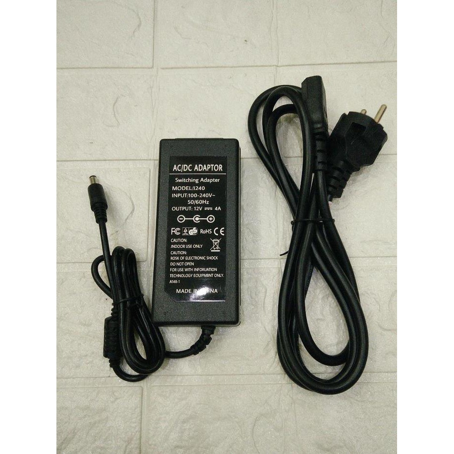 Ac/Dc Adapter 12V 4A Model1240