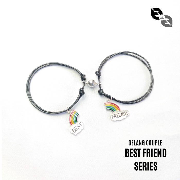 (Expert) FAVORITE Sepasang Gelang Couple Magnet Best Friend Sahabat Gelang