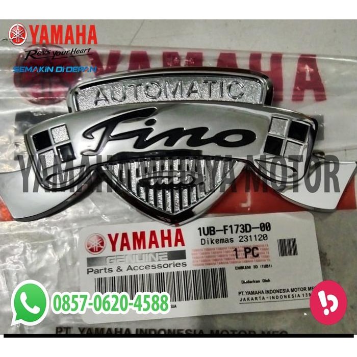 Diskon Emblem 3D Fino Premium. 1Ub-F173D-00 Original