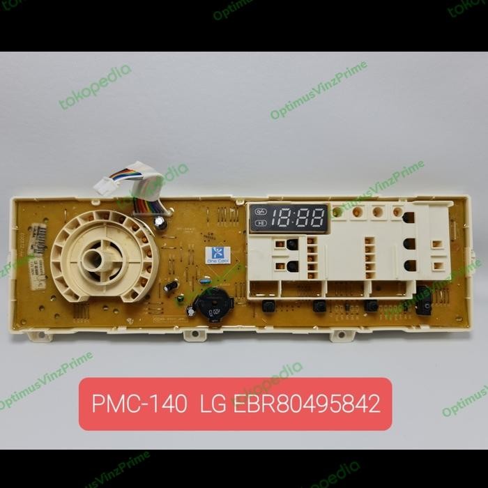 MODUL PCB DISPLAY MESIN CUCI LG FRONT L. EBR804958 FM1071D6 / FM1281D6