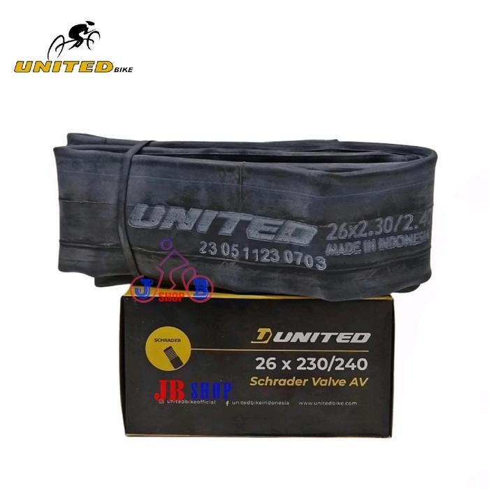 ban dalam sepeda 26 x 2.30 230 2.35 235 2.40 240 united sepeda mtb 26x2.35 26x2.30 26x2.40 outdoor