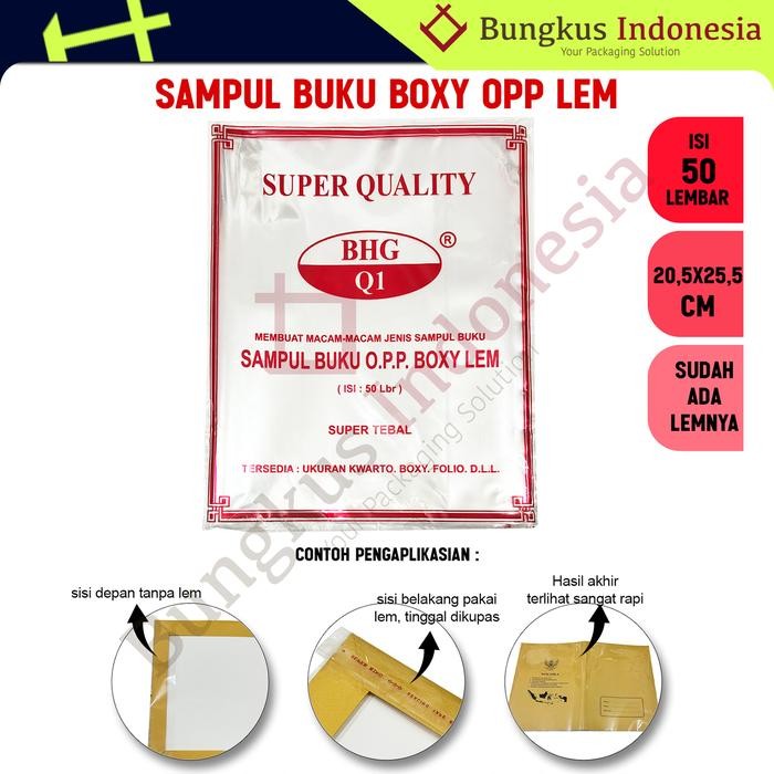 

Sampul Buku Boxi/boxy OPP Lem