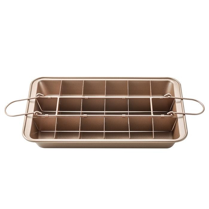 

Loyang Sekat Kue Brownies Anti Lengket High Carbon Steel Kitchenware Gratis Ongkir