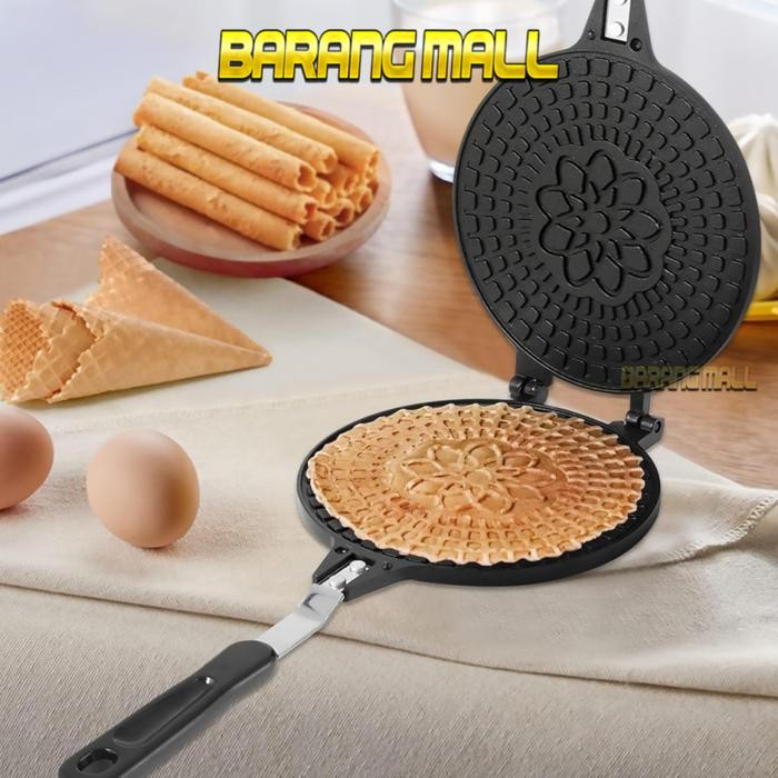 

Premium Cetakan Semprong Kue Gapit Opak Egg Roll Teflon Nonstick Gratis Ongkir