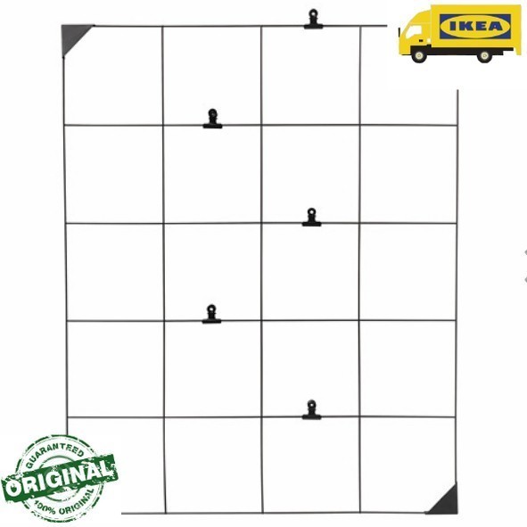 

Seri Kea Papan Memo Besi Dengan Capitan Klip 60X75Cm _ Hitam