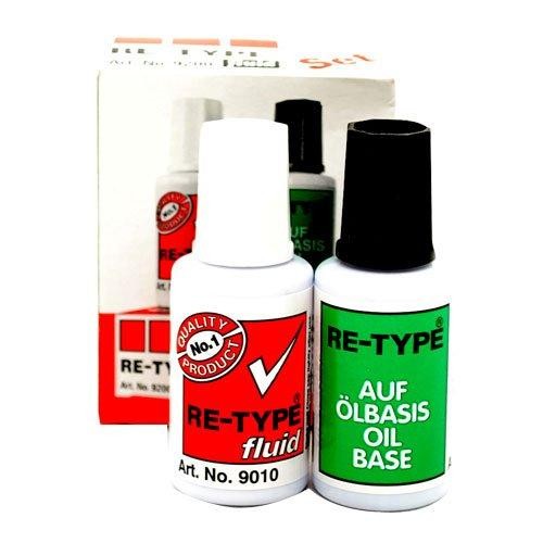

Correction Fluid / TipEx Cair Kuas ReType Set