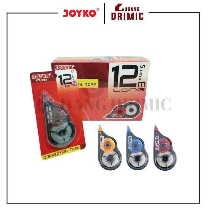 

Correction Tape / TipEx Kertas Roll CT522 1 lusin isi 12 pcs
