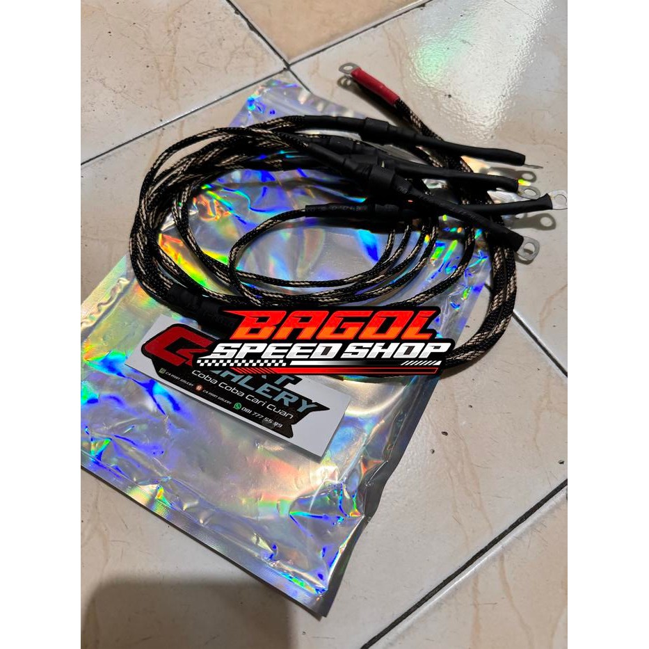 Kabel Setan Grounding Booster C4 Ninja R Rr Ss Universal