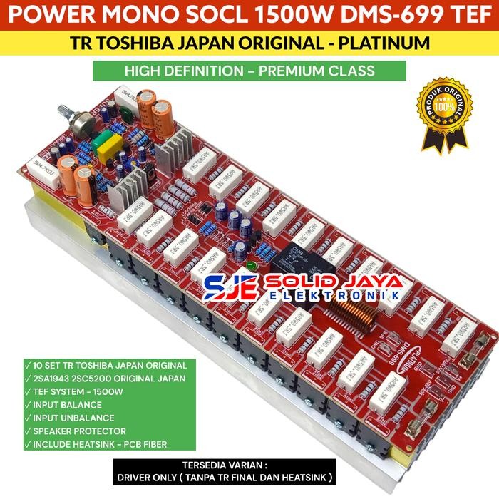 Kit Power Socl T System 1500W Dms 699 Plus Tr Untuk Toshiba Asli Tr Final Asli Mono Dms699 Dms-699