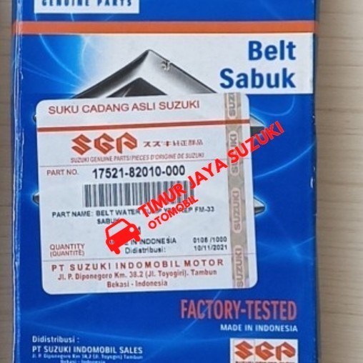 Franc - Fan Belt Dinamo Futura, Ac Karimun Kotak Fm-33 Asli Sgp Sparepart Suzuki