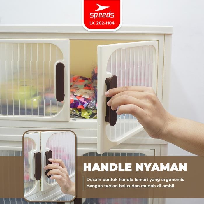 SPEEDS RAK KABINET SUSUN LIPAT STORAGE FOLDABLE STABIL KUAT CABINET RAK TAS SEPATU PLASTIK LEMARI
