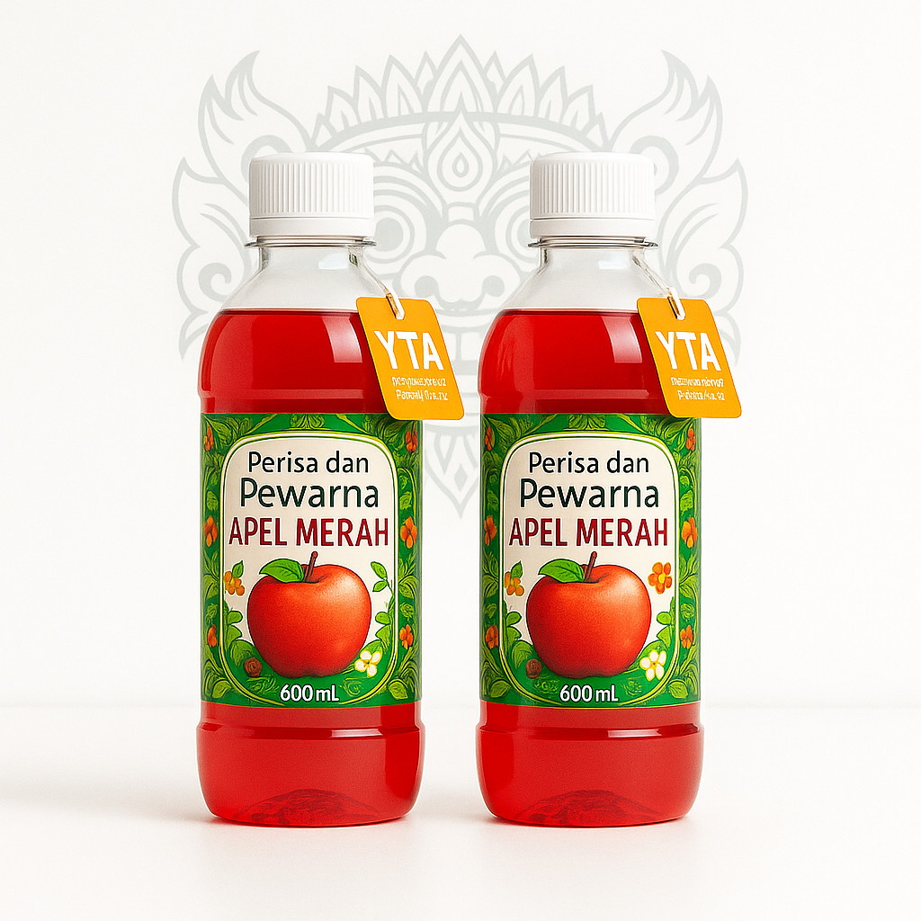 

[600ml] Perisa & Pewarna Apel Merah – Aroma Manis yang Menggoda!